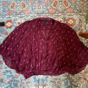 Greylin Crop Top with Silver Detailing